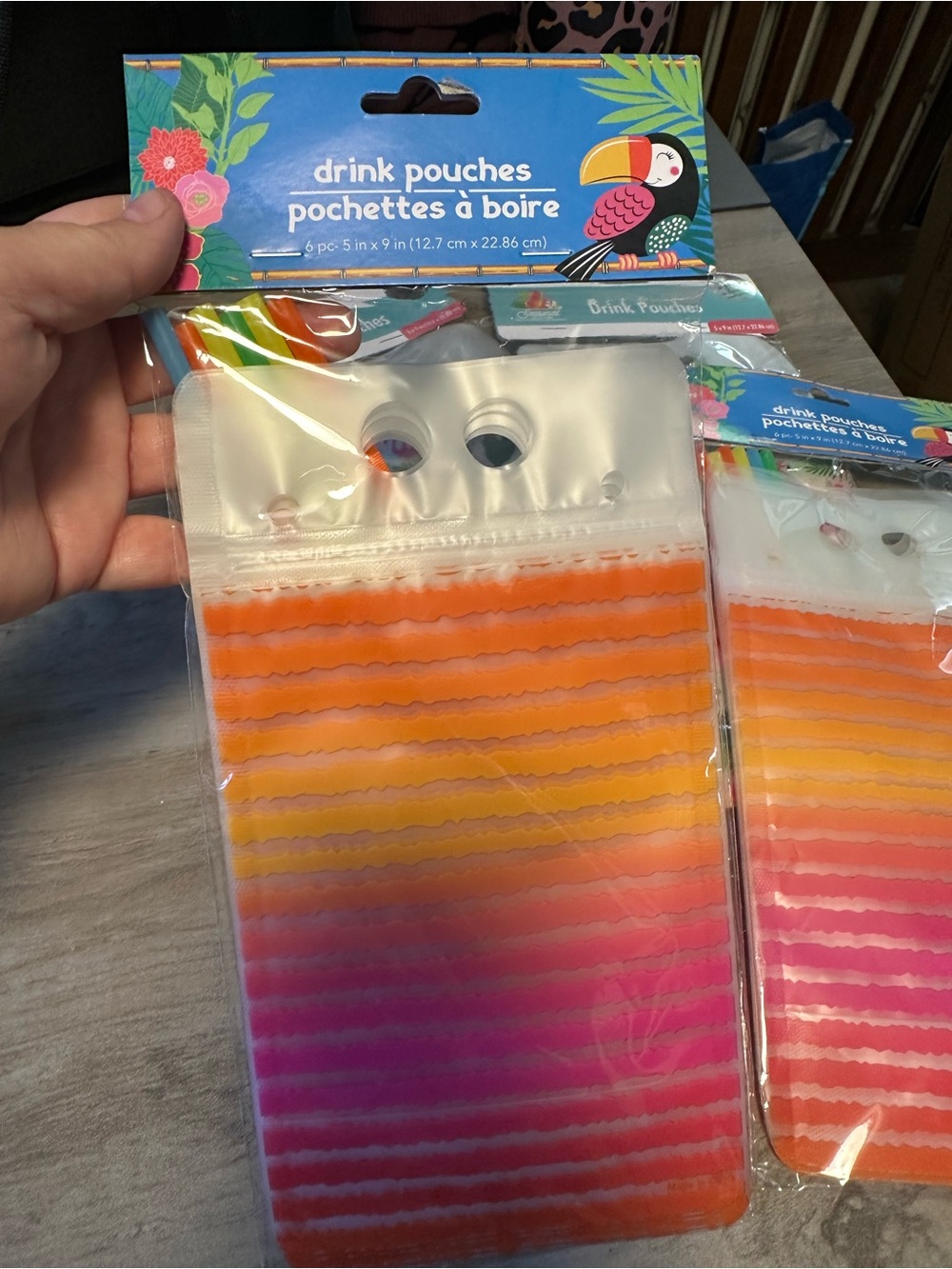 Summer Disposable Drink Pouches New